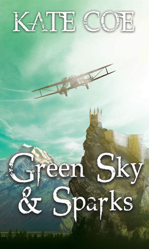 Green Sky & Sparks-by Kate Coe cover pic